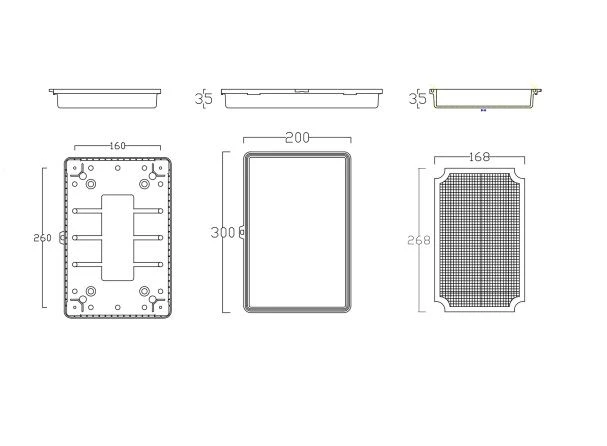 Economical IP65 Waterproof PC Plastic Electrical Box (1)